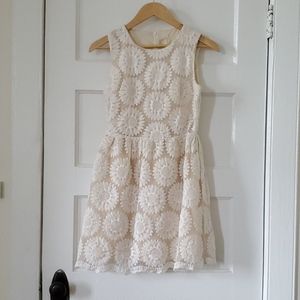 White flower dress